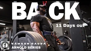 Arnold 2024 series | Back workout 11 days  out |  Samson Dauda