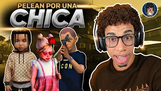 Los Niños más TEMIDOS que he conocido 🤯 SE PELEAN por una chica 👀 GTA V Roleplay