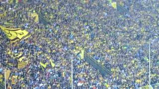 BVB-Hoffenheim : You'll Never Walk Alone, Manschafft aufstellung, entrée des équipes.