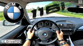 BMW 116i F20 2015 | 136HP-220NM | POV TEST DRIVE, POV ACCELERATION, POV CITY, TOP SPEED | #DrivePOV