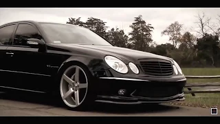 Mercedes E55 AMG (резина в хлам)