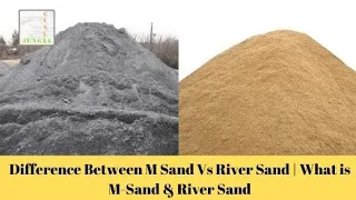 M Sand Vs River Sand @kamaalconstruction9871