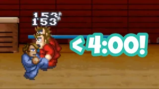 River City Ransom EX Speedrun in 3:58