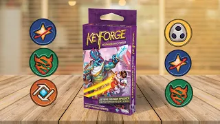 KEYFORGE #5: Играем в настольную игру | Древний Плут Людовик vs Чёрная Пума Грей