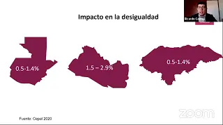 "Impactos económicos y sociales de la pandemia en Guatemala, El Salvador y Honduras"