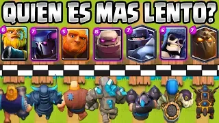 CUAL ES LA CARTA MAS LENTA? | OLIMPIADAS de TANQUES | RETO CLASH ROYALE |1vs1| Clash Royale Olympics