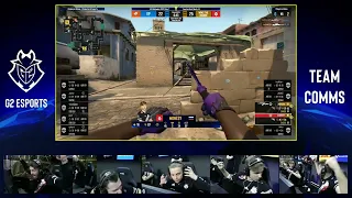 G2 VOICE COMMS DURING ALEKSIB AND M0NESY 2V5 CLUTCH | G2 vs Virtus.pro | CSGO IEM Katowice 2022