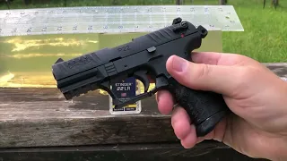 22 Tuesday: Introducing the Walther P22Q plus a ballistic gel & chronograph test of the CCI Stinger!