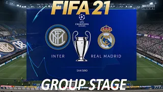 FIFA 21 Inter Milan vs Real Madrid | Champions League 20/21 | PS4 Full Match