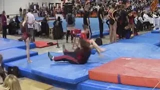 Watch This Quick-Thinking Coach Save Gymnast From Life-Threatening Fall