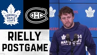 Morgan Rielly Post Game | Toronto Maple Leafs vs Montreal Canadiens | April 9, 2022