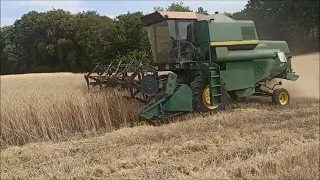 Pierwsza awaria kombajna w sezonie, wypatrzyłem dzięki nagrywaniu filmu, John deere  965h