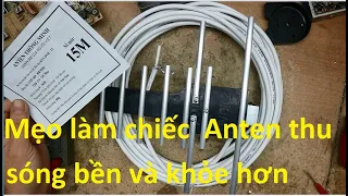 Thêm cách này cho chiếc anten sẽ làm tivi nhà bạn thu sóng khỏe và ổn định hơn!