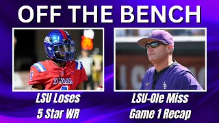 OTB | LSU Loses 5 Star WR | Tigers-Rebels Game 1 Recap | PGA Tour News