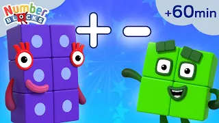 Apprendre ADDITION et SOUSTRACTION - Partie 2 | Épisodes complets | Numberblocks en français