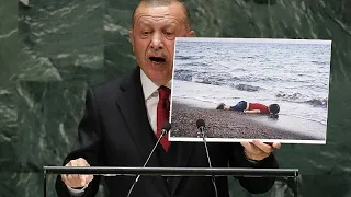 BM'de konuşan Erdoğan'dan ABD, Rusya ve İran'a Suriye'deki "güvenli bölgeye" destek çağrısı