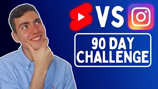 YouTube Shorts VS Instagram Reels 90 Day Challenge (Insane Results)