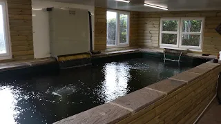 Building an indoor koi pond