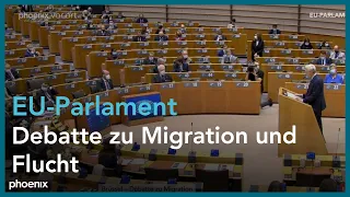 Europaparlament: Plenarsitzung zum Thema Migration und Flucht