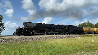 Pacing Union Pacific Big Boy #4014 Steam Train Between Plaquemine & Donaldsonville, LA (8/20/21)