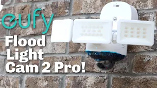 Eufy Floodlight Cam 2 Pro! 360° Moterized Camera Review, Install, Setup, Testing, Best Floodlight!