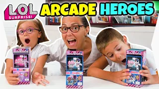 I SUPEREROI delle LOL SURPRISE: apriamo gli Arcade Heroes