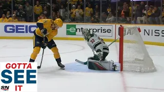 GOTTA SEE IT: Predators' Juuso Parssinen Goes Between-The-Legs For Filthy OT-Winner vs. Wild