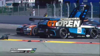 International GT Open 2017. Race 1 Circuit de Spa-Francorchamps. M.Konrad & F.Sini Crash