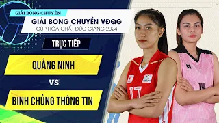 🔴Trực tiếp | QUẢNG NINH vs BINH CHỦNG THÔNG TIN | Bảng Nữ - Giải bóng chuyền VĐQG cúp HCĐG 2024