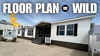 WAIT until you see the LAYOUT on this NEW mobile home! Prefab House Tour