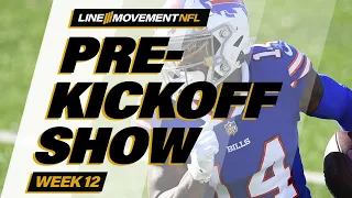 The NFL Week 12 Line Movement Pre-Kickoff Show w/ Dieter Kurtenbach, @PeterOverzet  &  @JoeHolka