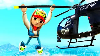 GTA 5 Subway Surfers JAKE Ragdolls and Fails! (Funny Moments) #6