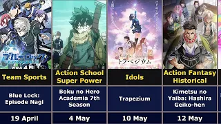 Anime Spring 2024 List Seasonal + Movie (April - June)