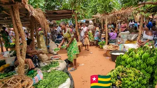 Biggest Rural African trade by barter market in Togoville 🇹🇬 west Africa 🌍