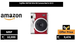 Fujifilm INSTAX Mini 90 Camera Red in EX D