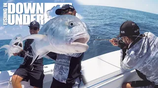 World record on the Great Barrier Reef? - GT fishing in Australia - Fishing In Down Under