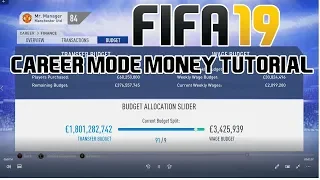 FIFA 19 Career Mode Tutorial: How To Get 1 BILLION Transfer Budget!