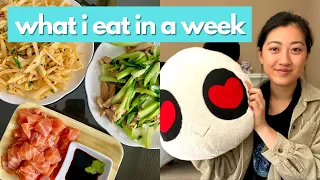 what i eat in a week (chinese food & realistic)