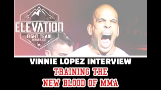 Vinnie "The Assault" Lopez discusses Elevation Fight Team and developing new talent