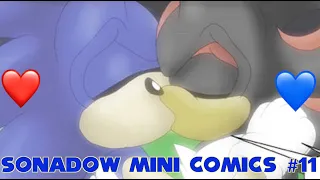 Sonic and Shadow's relationship Q&A 😳 | Sonadow Mini comic dubs #11