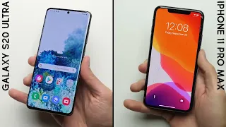 Galaxy S20 Ultra vs. iPhone 11 Pro Max Drop Test!