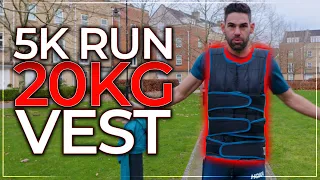 How Fast Can I Run a 5K Wearing a 20KG VEST?!