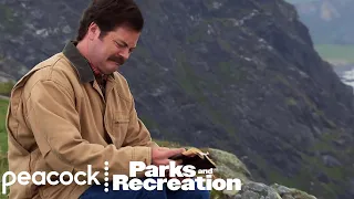 Ron Swanson Visits Lagavulin Distillery | Parks and Recreation