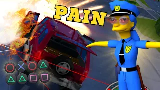 The Simpsons Hit and Run but I ACTIVATE EVERY CHEAT