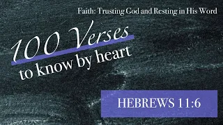 And Without Faith (Hebrews 11:6 NIV)- a Bible memory verse song