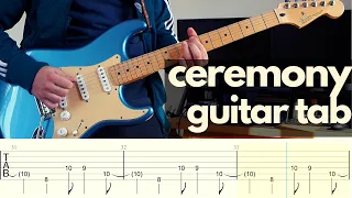 Ceremony - New Order (cover with tab)