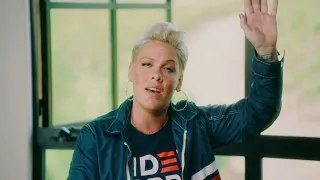 P!nk - What About Us [Acoustic] (I Will Vote Concert 25-10-2020)