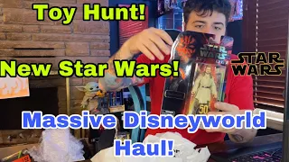 Toy Hunt: New Star Wars Found! Insane Disney World Haul! Incredible Haul!