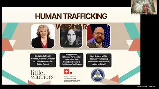 Human Trafficking Webinar May 14, 2024