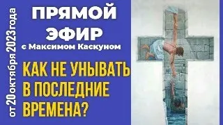 Как не унывать в последние времена? Максим Каскун